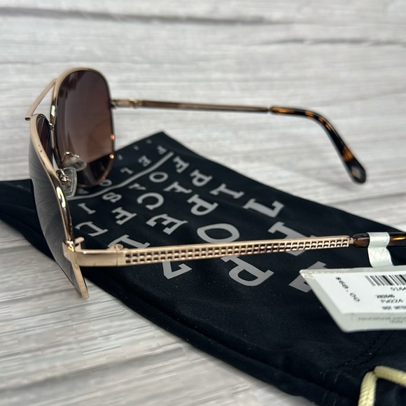 Fossil, Aviator, Brown, and Gold Frame Sunglasses! - Picture 9 of 17